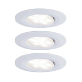 3 Set LED Éclairage encastré Calla IP65 3 Niveaux White-Switch White