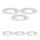 3er-Set LED Einbauleuchten Calla IP65 3-Stufen White-Switch Weiß