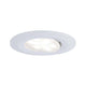 3er-Set LED Einbauleuchten Calla, dimmbar und schwenkbar, 4000K, weiß matt, blendfrei.