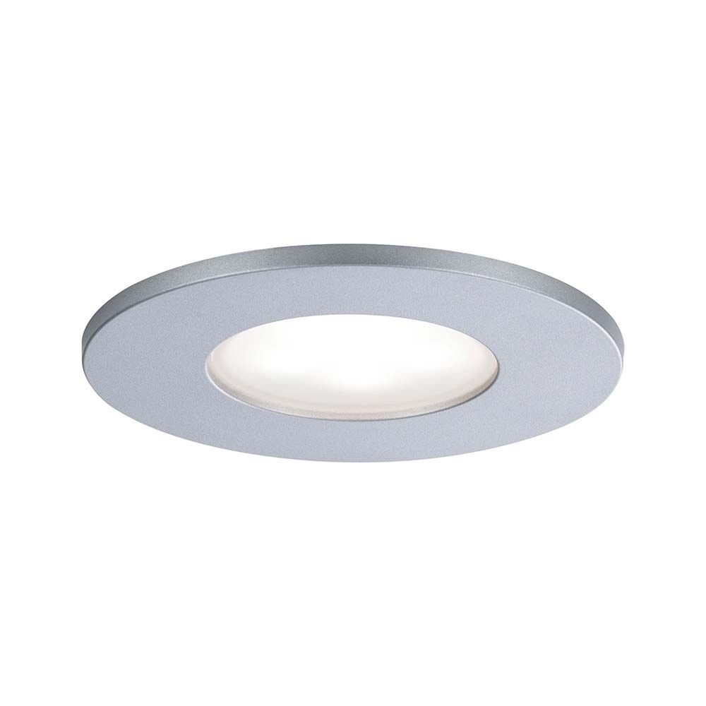 3er-Set LED Einbauleuchten Calla IP65 schwenkbar 4000K Chrom-Matt  Paulmann   