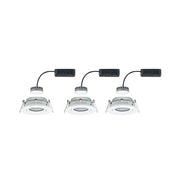 3er-Set LED Einbaustrahler Nova Plus Coin Dimmbar IP65 2700K Weiß, 3er-Set LED Einbaustrahler