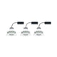 3er-Set LED Einbaustrahler Nova Plus Coin in Weiß, dimmbar, IP65, hoher Energieeffizienz und einfacher Montage.
