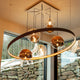 s.luce Orb glas kugle hængelampe 150cm ophæng sort