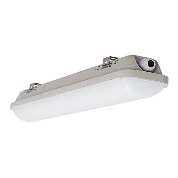 LED Wannenleuchte staubdicht 2100lm 60cm IP65 für den Außenbereich, ideal für feuchte und staubige Umgebungen.