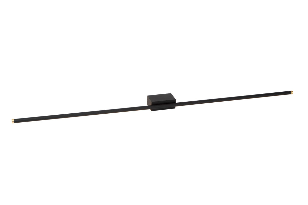 LED-Aplique Marnik com controlo por gestos CCT 97,5cm Preto/Dourado (2)
