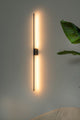 LED-Aplique Marnik com controlo por gestos CCT 97,5cm Preto/Dourado (1)