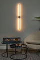 LED-Aplique Marnik com controlo por gestos CCT 97,5cm Preto/Dourado (3)