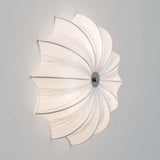 Lampa ścienna 3-sławowa bawełniana bawełniana biała