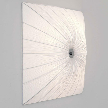 4-light wall light Sultano Medium Cotton White on the wall, modern design in white