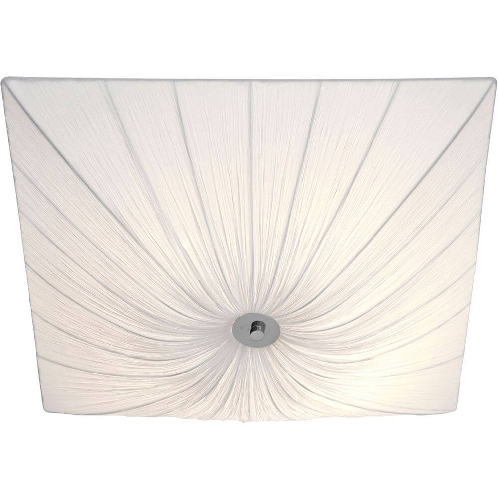 Wandleuchte 4-flammig Sultano Medium Baumwolle Weiß mit eleganter Stoffoberfläche und stilvollem Design.