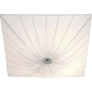 Applique murale à 4 lampes Sultano Medium coton blanc avec une élégante surface en tissu et un design stylé.
