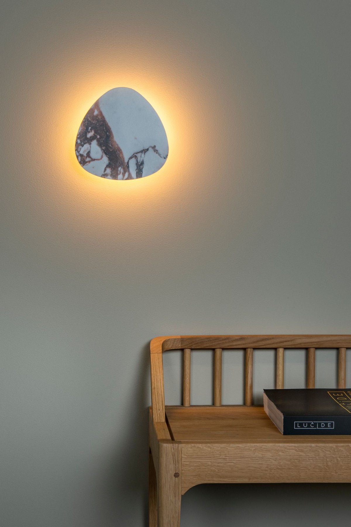 LED-vägglampa Kamien i keramik längd 20 cm (1)