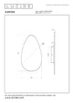 LED-wandlamp Kamien van keramiek 30x30cm wit (6)