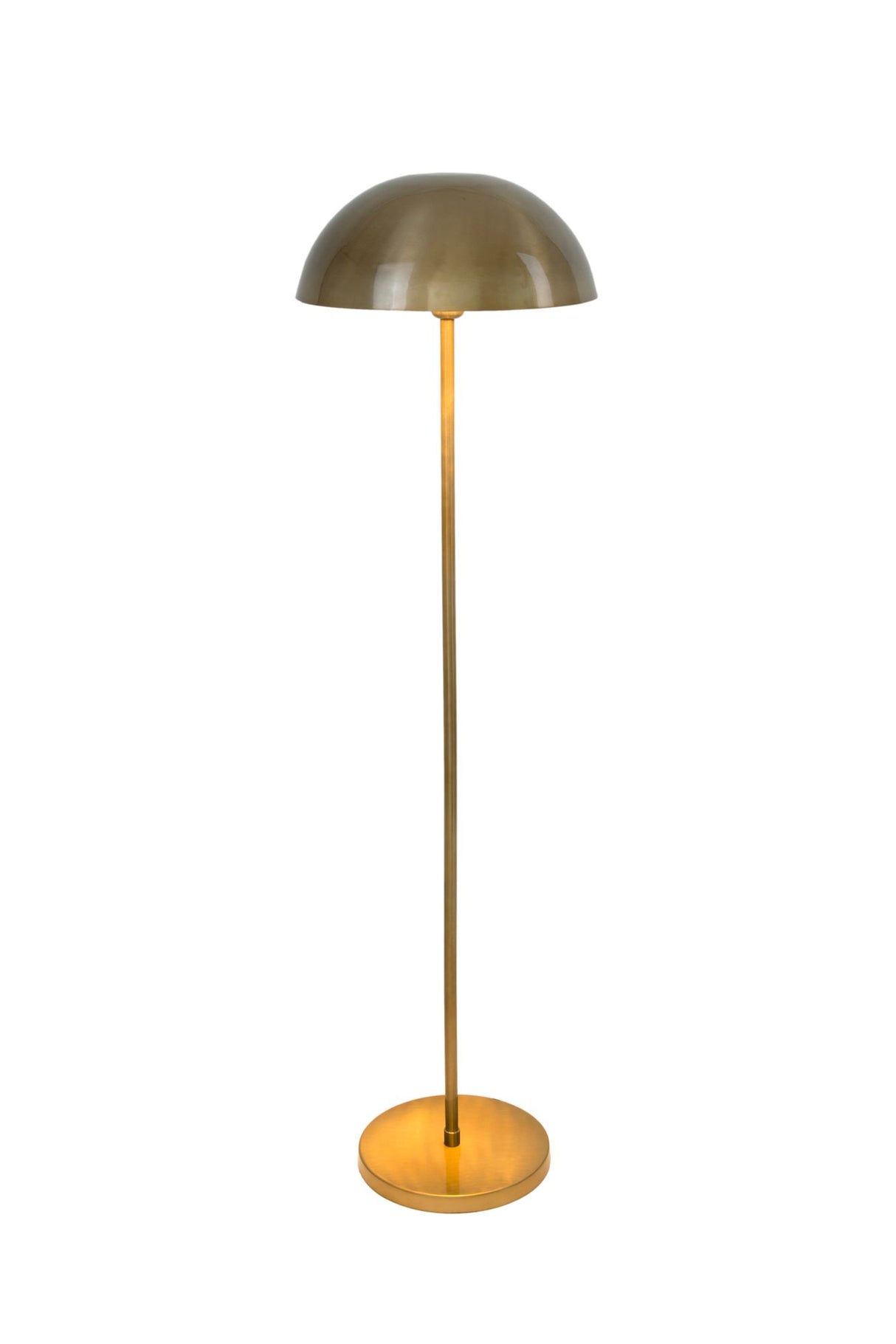 Gulvlampe Fungo med rund skærm 143 cm guld 