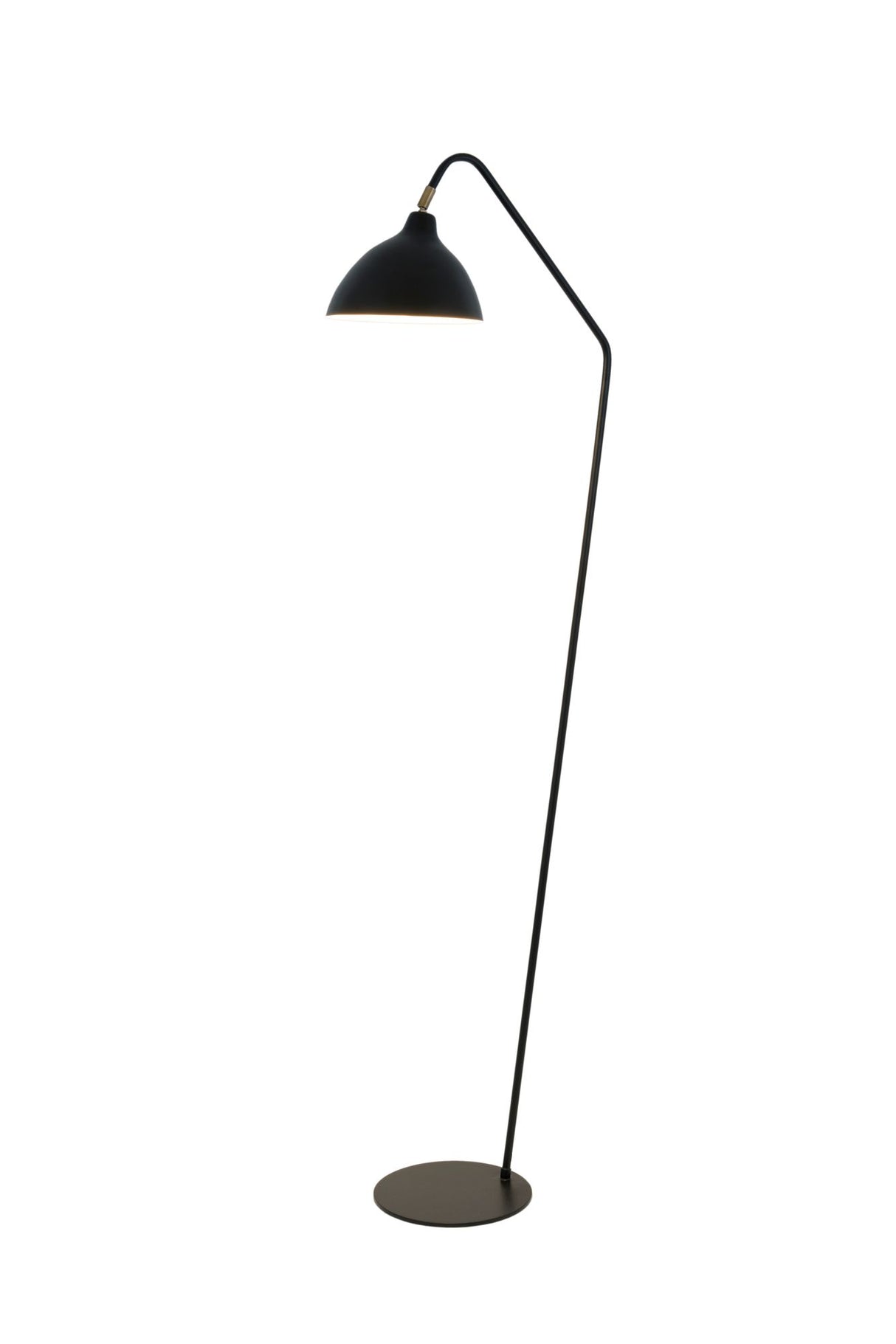 Stehlampe Classico mit Schirm Rund 157 cm Schwarz