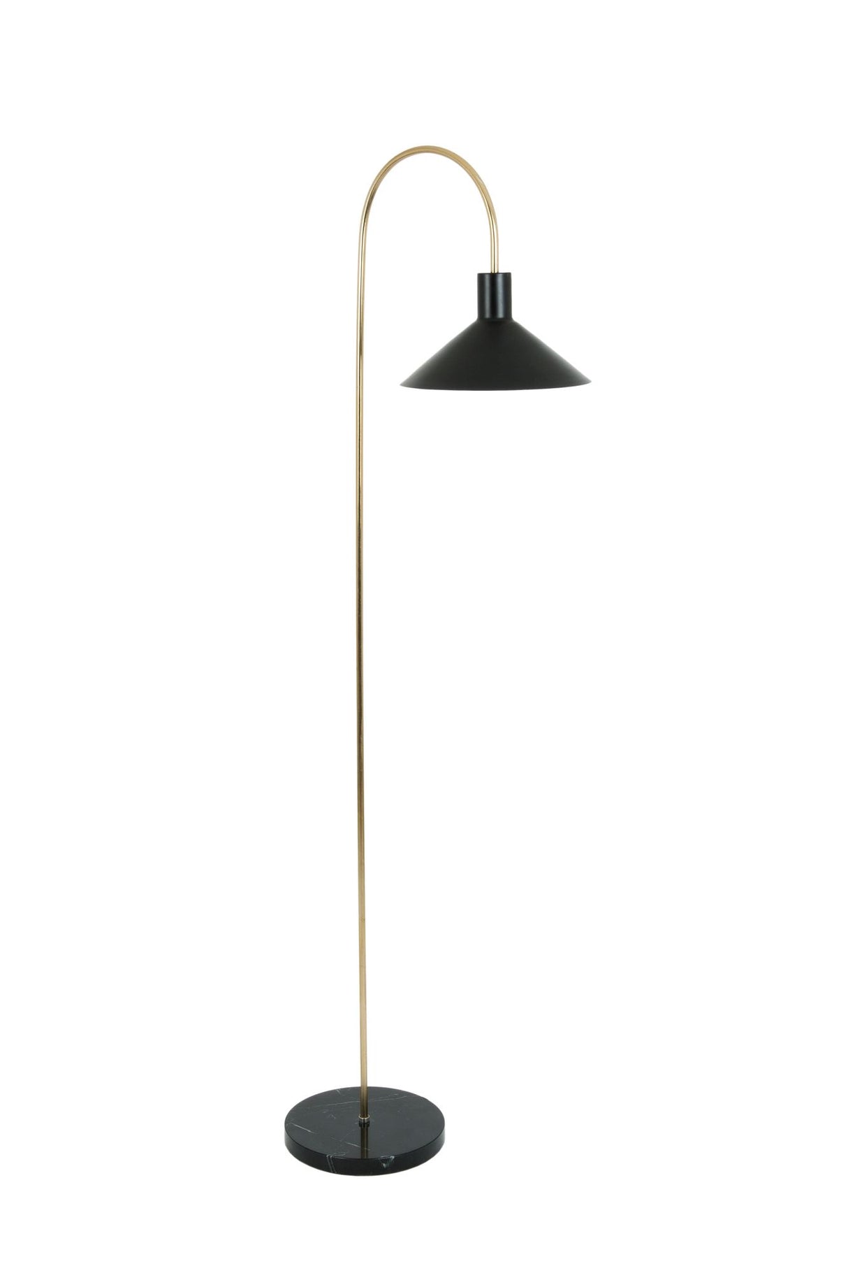 Lampada da terra Oktavia in marmo con base in marmo e paralume 
