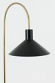 Lampada da terra Oktavia in marmo con base in marmo e paralume 