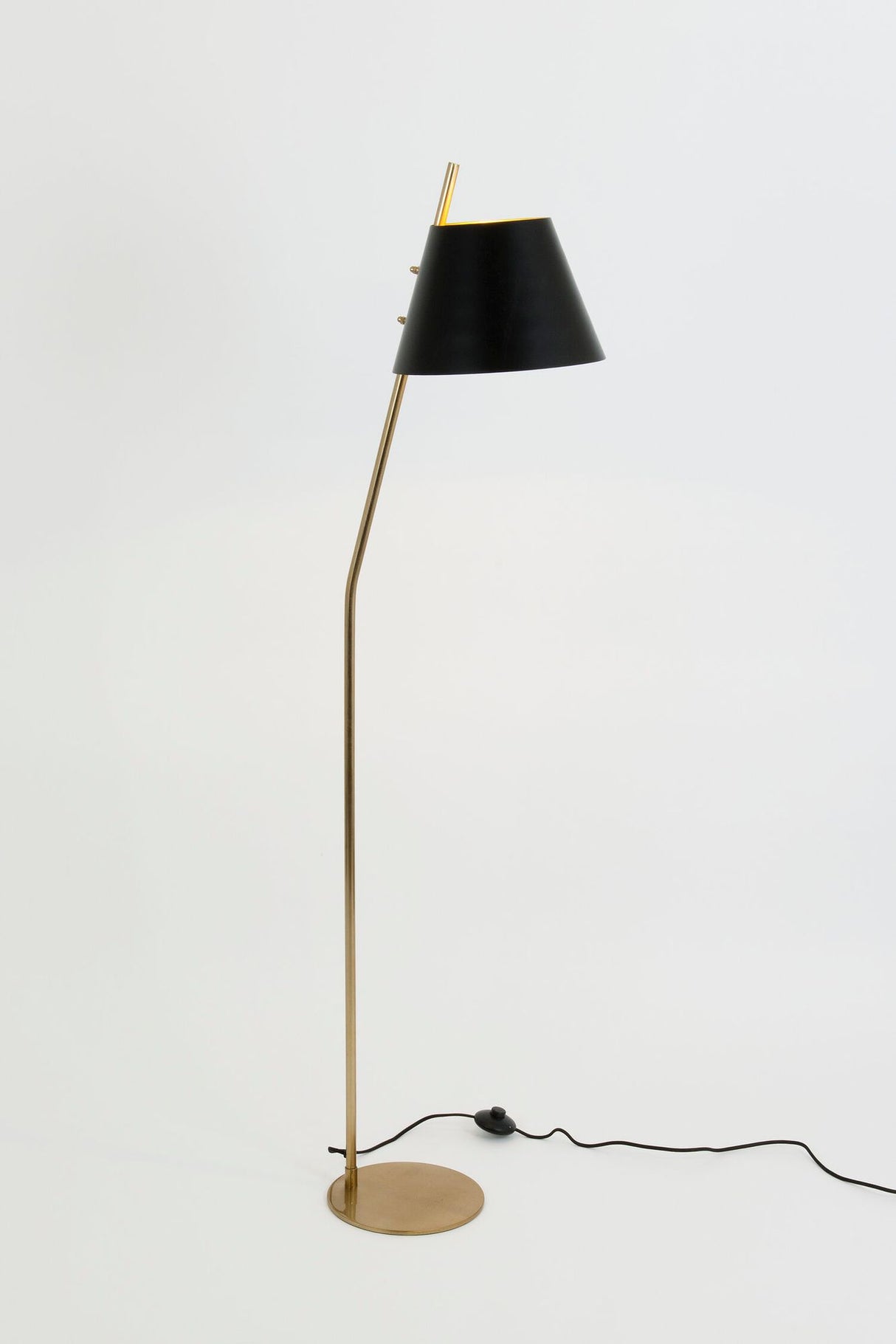 Lampada da terra Adea con paralume rotondo 151 cm 