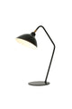Tischlampe Classico mit Schirm Rund 44x21cm Schwarz