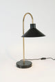 Tischlampe Oktavia Marmor Marmorfuß mit Schirm