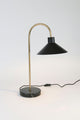 Tischlampe Oktavia Marmor Marmorfuß mit Schirm