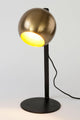 Lampada da tavolo Clarice in ottone con paralume rotondo Ø 20 cm oro 