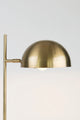 Tischlampe Miro Messing mit Schirm Rund 30x20cm