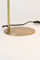 Tischlampe Miro Messing mit Schirm Rund 30x20cm
