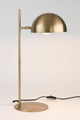 Tischlampe Miro Messing mit Schirm Rund 30x20cm