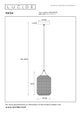 Pendelleuchte Mesh Ø 15cm höhenverstellbar (4)
