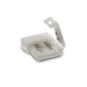 Connecteur rapide Clip 2 pôles 8 mm, bande LED monochrome pour des connexions simples de bandes LED.