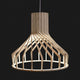 Woody Holz Pendelleuchte Ø 38cm Buche in modernem Design mit einzigartiger Formensprache und angenehmem Licht.