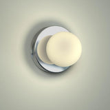 Azo's Mirror Wall Lamp Ø 10CM IP44 Chrome, White