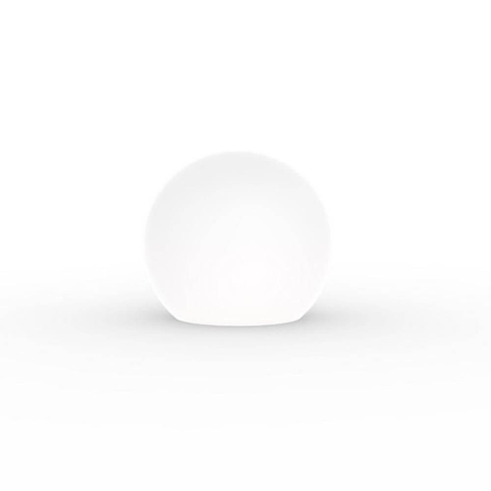 Bolla hage utendørskule Ø 30 cm hvit, elegant kuljarmatur for terrasse og hage.