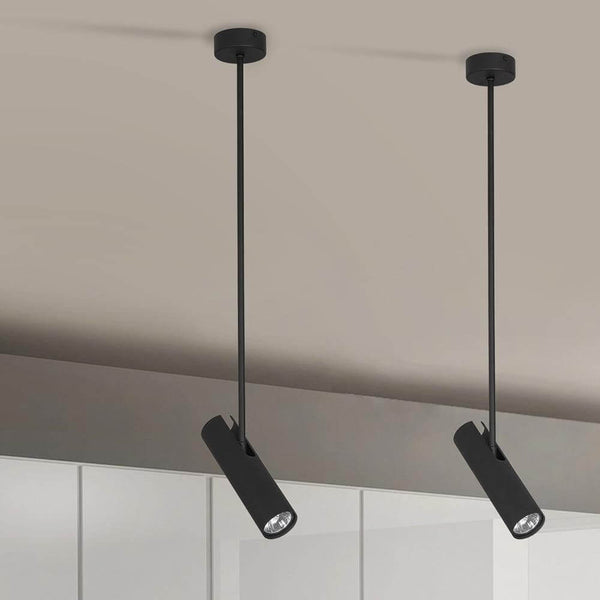 Eyes Deckenleuchte mit verstellbarem Spot Schwarz für moderne Raumbeleuchtung in Küche, Flur oder Wohnzimmer