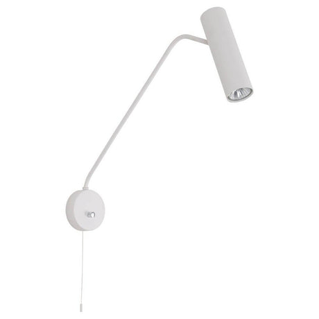Eyes wall light with adjustable spotlight White mounted on the wall, flexible modern design.