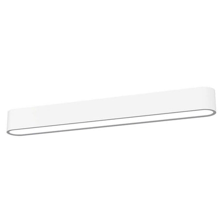 Soft Deckenleuchte 60cm T5 24W Weiß mit elegantem Design und Opalglasabdeckung für gleichmäßige Beleuchtung.
