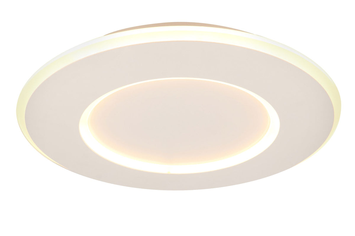 LED-Deckenleuchte Axelle 3-stufig dimmbar rund Ø 39,6cm Weiß (2)