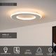 LED-Deckenleuchte Axelle 3-stufig dimmbar rund Ø 39,6cm Weiß (5)