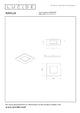 LED-Axelle ceiling light 3-step dimmable square warm white white 39.4cm (6)