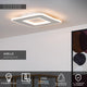 LED-Axelle ceiling light 3-step dimmable square warm white white 39.4cm (5)