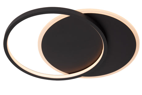 LED-Lámpara de techo Axelle con 3 niveles de regulación Ø 29,5 cm Negro (2)