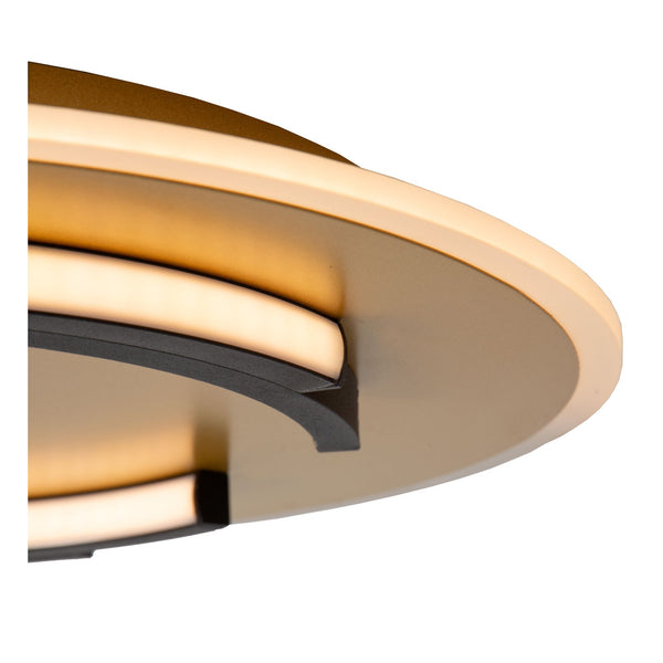 LED-Deckenleuchte Andreas rund Messing 39,6cm (4)