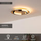LED-Deckenleuchte Andreas rund Messing 39,6cm (5)