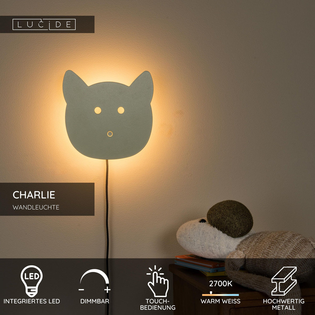 Wandleuchte Charlie mit Touchdimmer (4)
