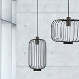 Cages M grid pendant lamp 30cm black