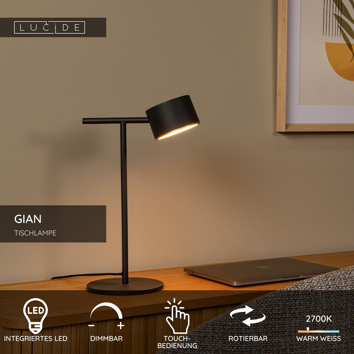 LED-Tischleuchte Gian mit Touchdimmer (6)