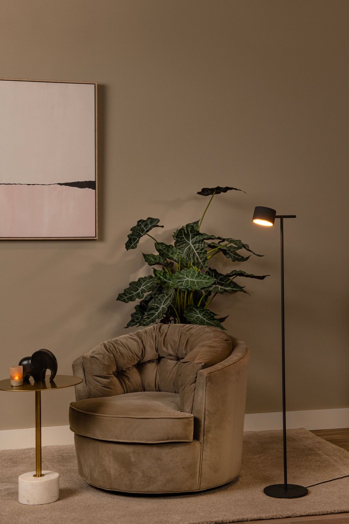 LED-Stehleuchte Gian dimmbar mit Touchdimmer 130cm (3)