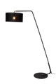 Stehleuchte Kelso mit Leinenschirm Schwarz 180cm (2)
