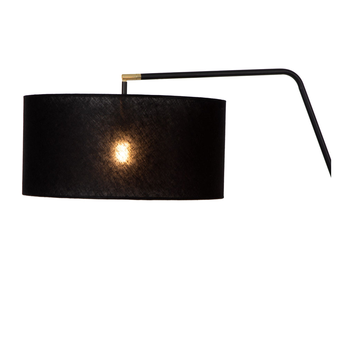 Stehleuchte Kelso mit Leinenschirm Schwarz 180cm (3)